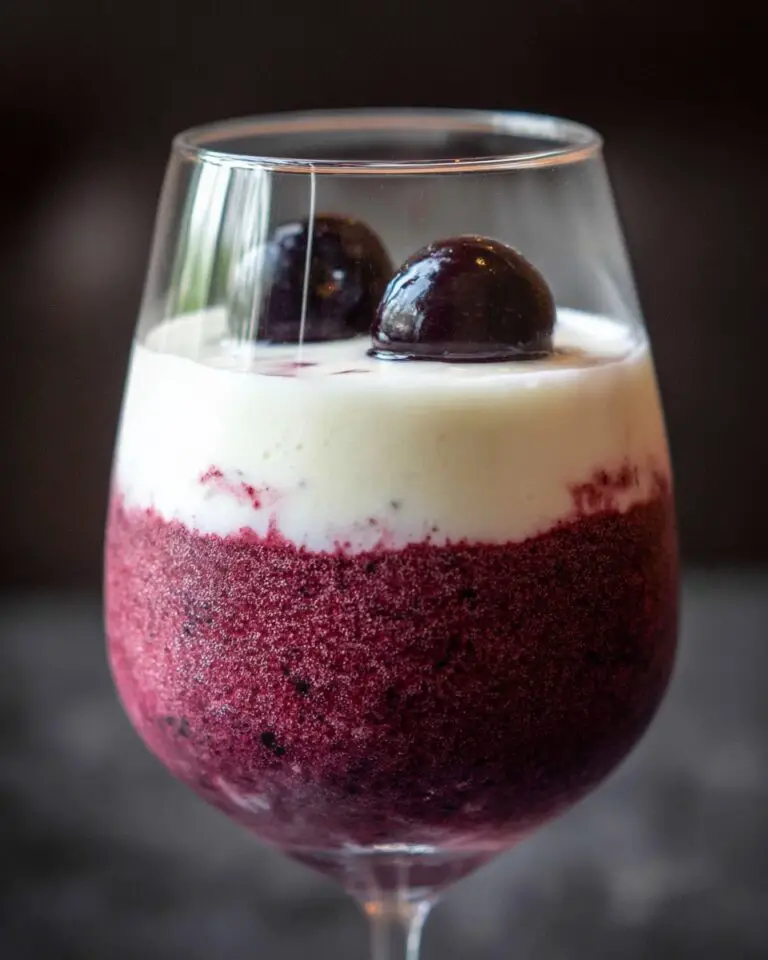 4-Ingredient Blueberry Mousse Recipe