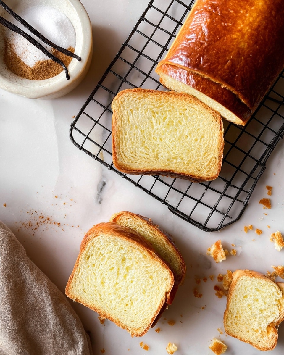 Three thick slices of toasted bread are shown in a white bowl, each slice lightly browned with a soft, airy texture. A layer of melted butter glistens on the surface of the bread, topped with a generous sprinkle of cinnamon sugar, giving the toast a light brown speckled look. The edges of the bread are slightly crispy and golden, contrasting with the softer, more porous inside. The bowl sits on a white marbled surface, adding brightness to the image. photo taken with an iphone --ar 4:5 --v 7