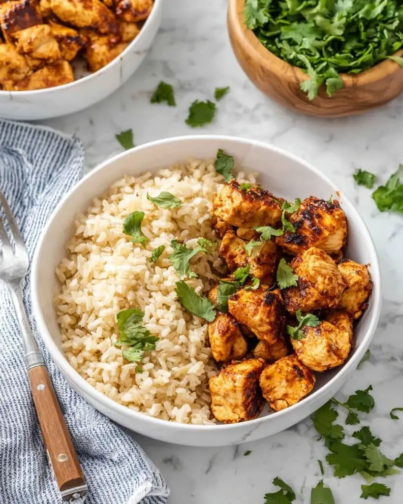 Air Fryer Chicken Bites with Taco Seasoning Recipe
