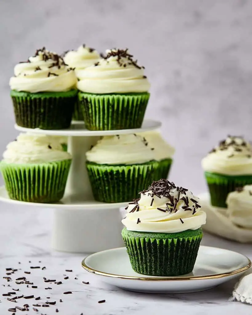 Green Matcha Cupcakes Recipe