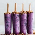 Blueberry Goat Cheese Ice Cream Bars Recipe