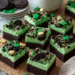 Festive Green Mint Oreo Brownies Recipe