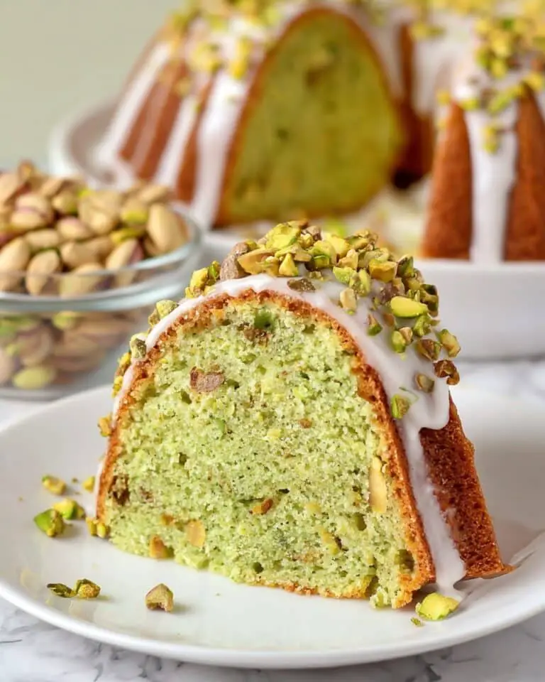 Pistachio Pudding Cake Recipe