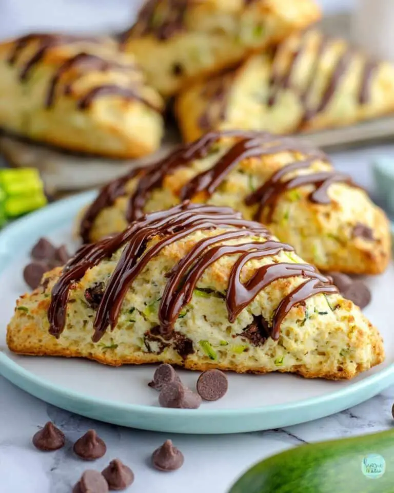Chocolate Chip Zucchini Scones Recipe