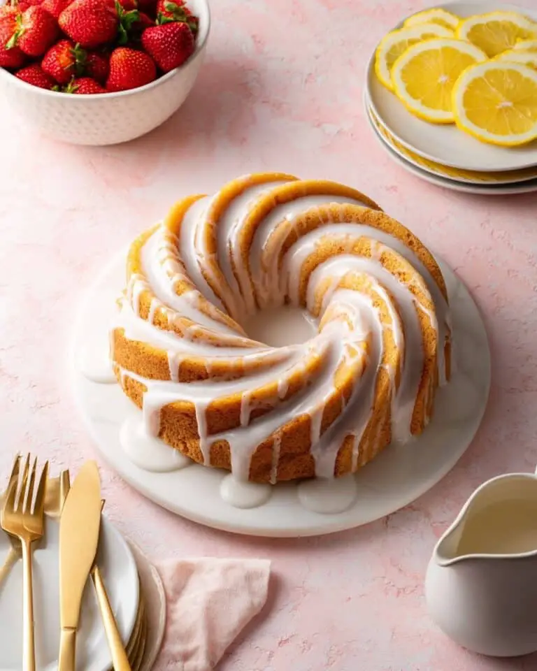 Strawberry Yogurt Cake Recipe
