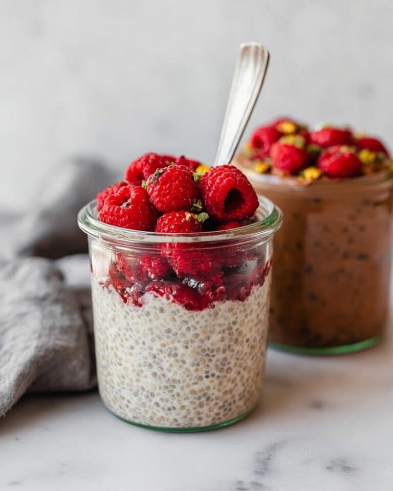 Raspberry Overnight Oats with Lemon Zest and Optional Chocolate Variant Recipe