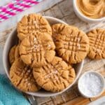 3-Ingredient Peanut Butter Cookies Recipe