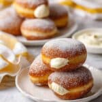 Delicious Homemade Bomboloni with Cream Filling Recipe
