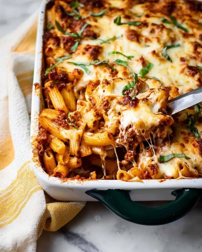 Cheesy, Perfect Classic Baked Ziti Recipe