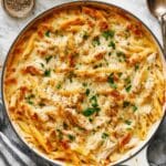 Chicken and Pasta Alfredo Bake Recipe