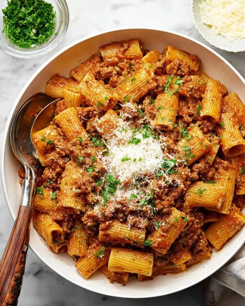Weeknight Pasta with Ground Beef Recipe