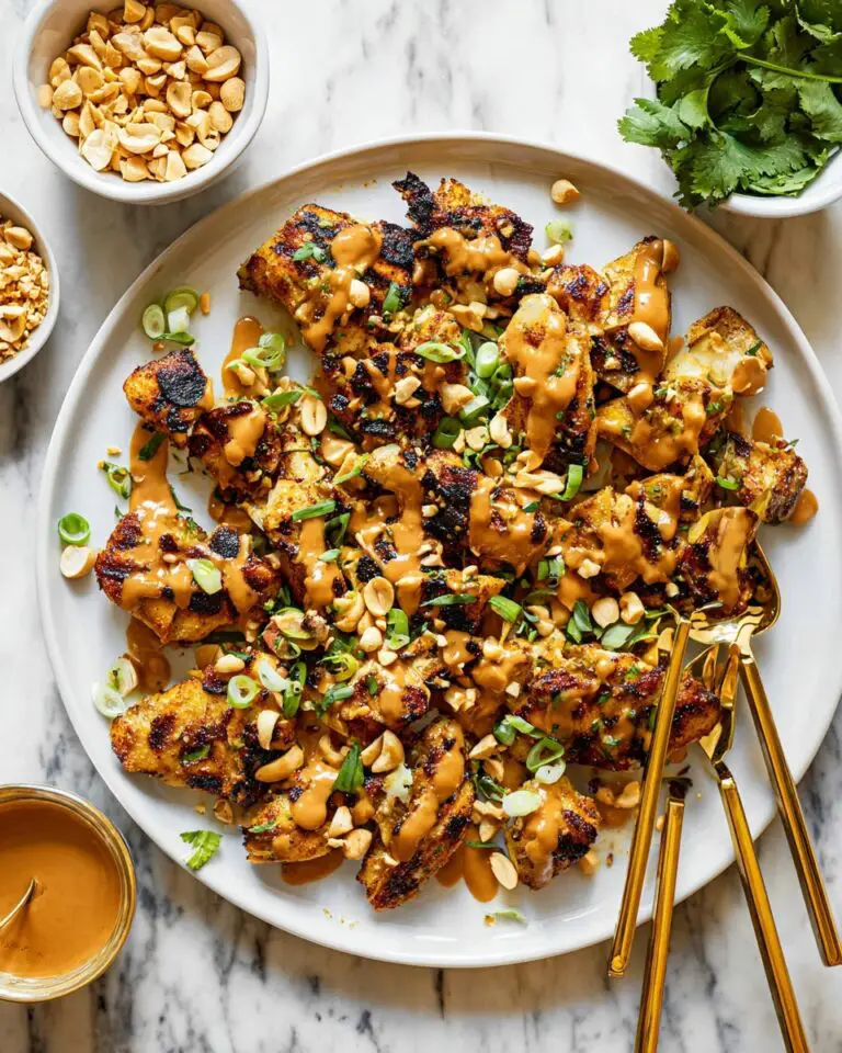 Peanut Butter Chicken with Curry and Quick Pickled Veggies Recipe