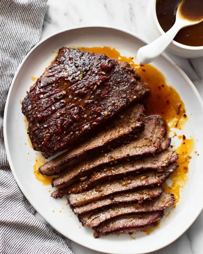 Smoked Chuck Roast with Dijon Mustard and Dry Rub Recipe
