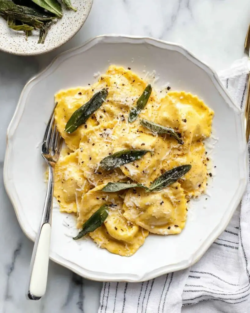 Pumpkin Sage Butter Tortellini Recipe