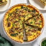 Creamy Cheese and Herb Quiche Recipe