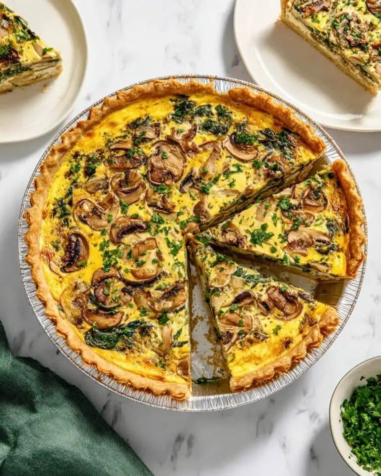 Creamy Cheese and Herb Quiche Recipe