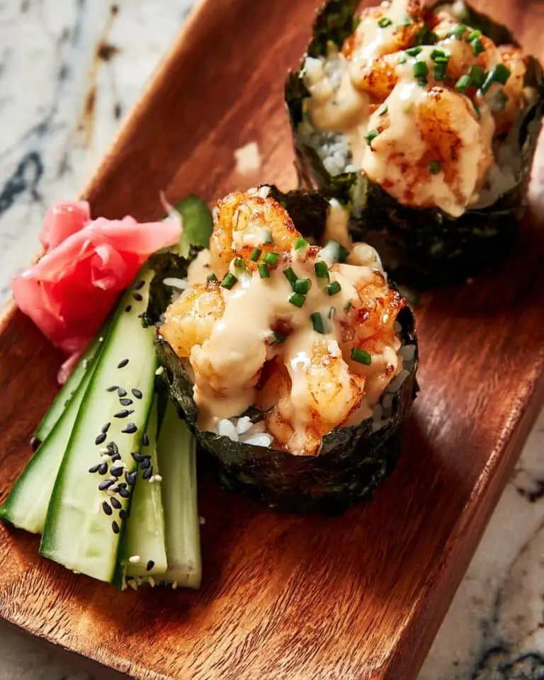 Viral Crispy Shrimp Sushi Cups Recipe