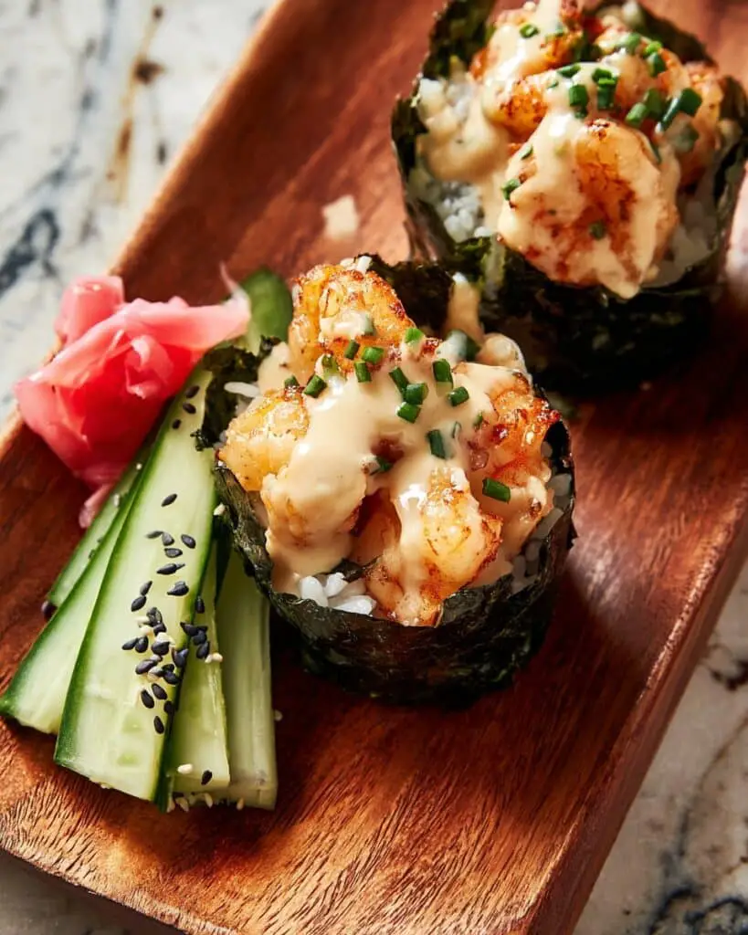 Viral Crispy Shrimp Sushi Cups Recipe