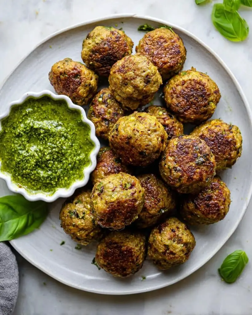 Pesto Meatballs Recipe