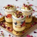 Mini Fruit Custard Trifle Cups Recipe