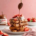Nutella Waffles Recipe