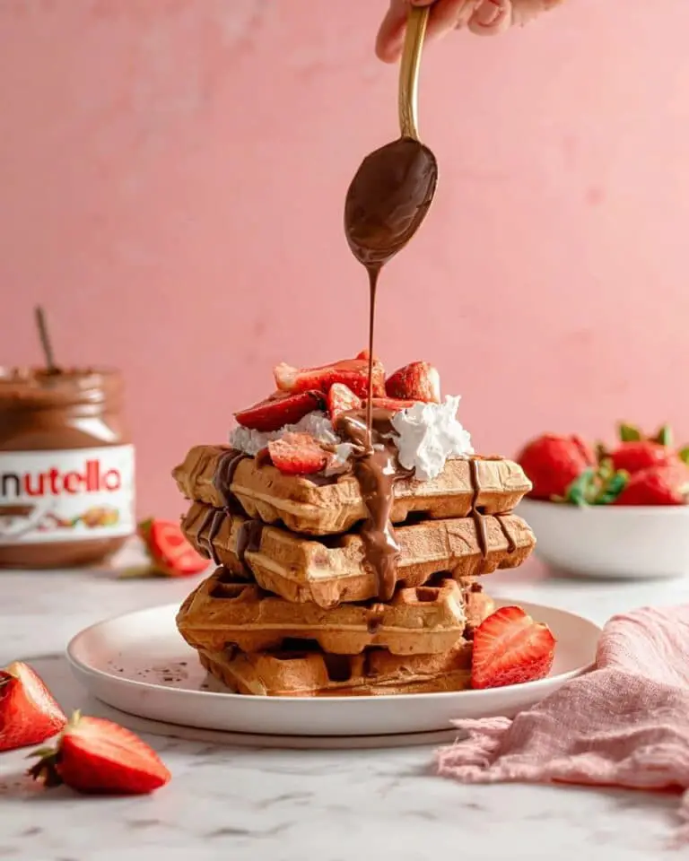 Nutella Waffles Recipe