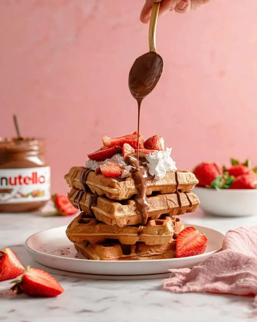 Nutella Waffles Recipe