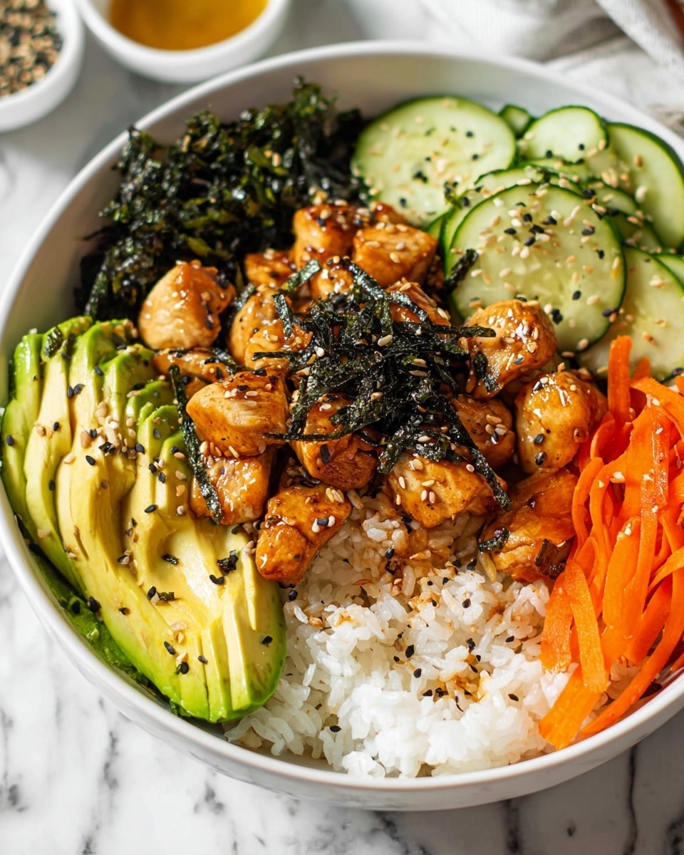 Sesame Salmon Sushi Bowl Recipe