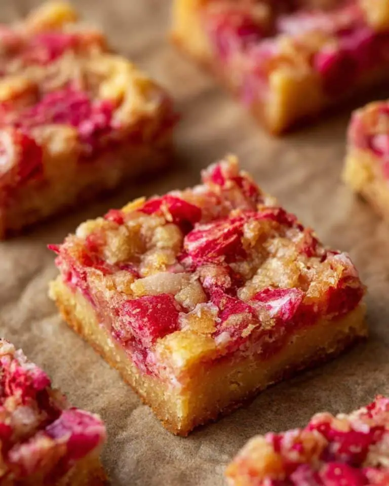 Rhubarb Bars Recipe