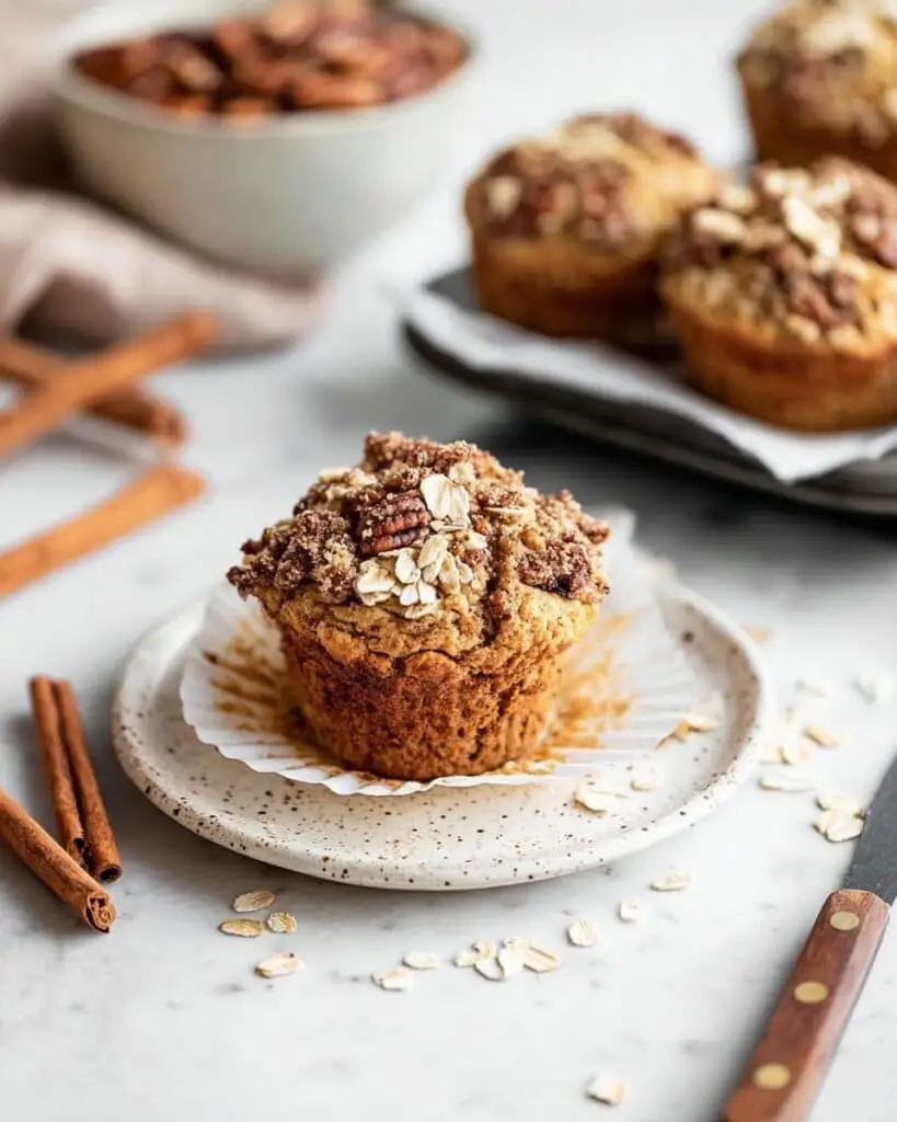 Gooey Cinnamon Streusel Muffins Recipe
