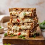 Grilled Cream Cheese Sandwich with Bell Peppers Recipe