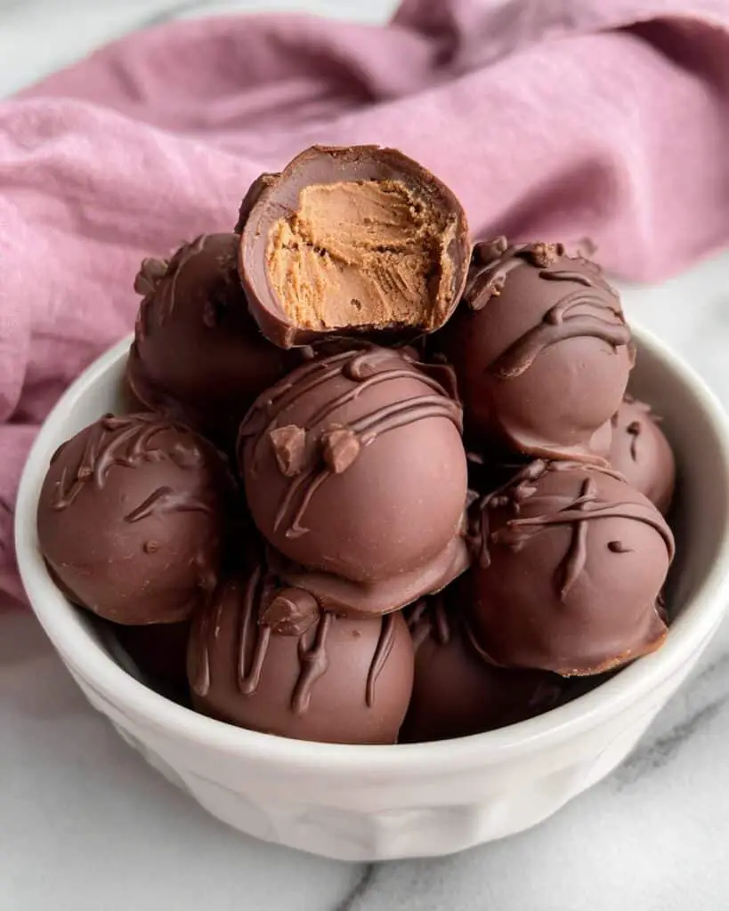 Viral Chickpea Truffles (Only 3 Ingredients!) Recipe