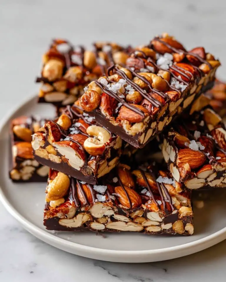 Dark Chocolate and Sea Salt Nut Bars Recipe