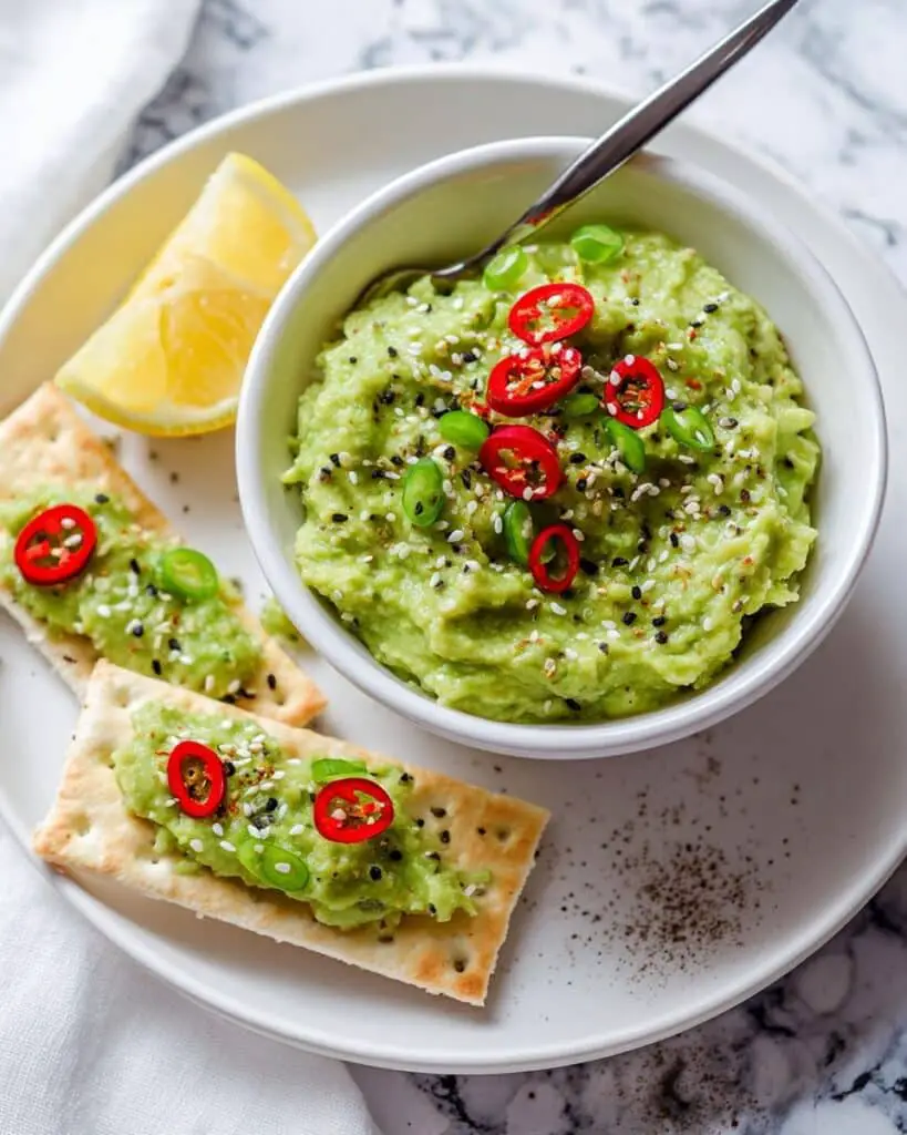 Creamy Avocado Spread with Chia Seeds and Chili Recipe