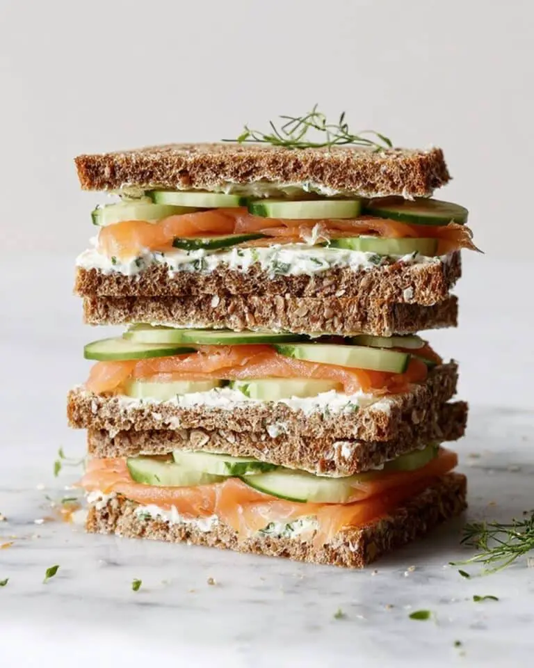 Irresistibly Elegant Smoked Salmon Tea Sandwiches Recipe