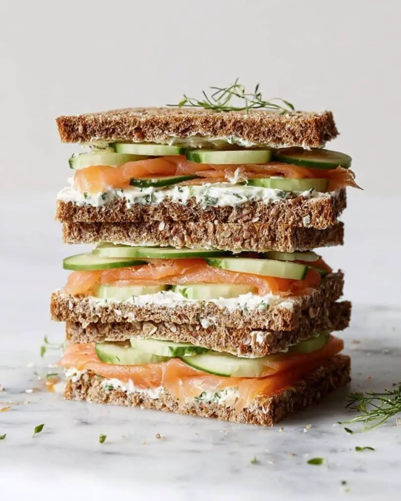 Irresistibly Elegant Smoked Salmon Tea Sandwiches Recipe