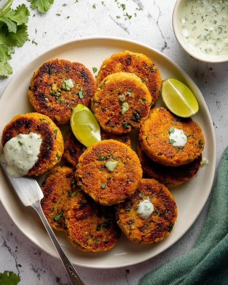 Pan-Fried Shrimp Cakes with Summer Corn and Cilantro Lime Sauce Recipe