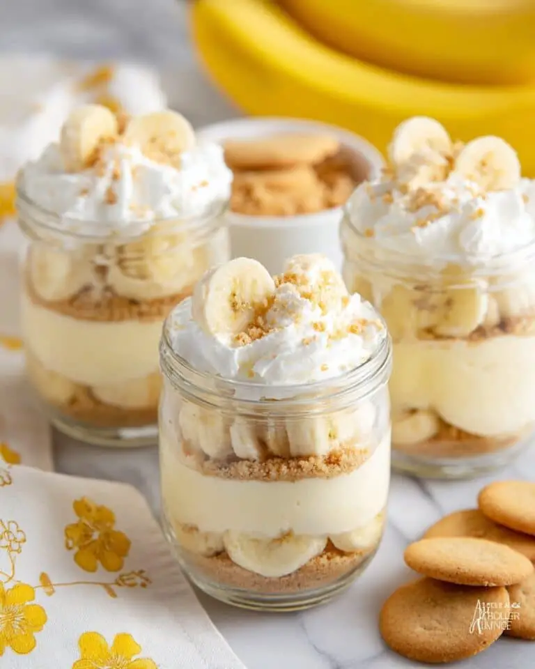 Banana Cheesecake Pudding Parfait Recipe