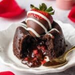 Chocolate Strawberry Lava Cakes Recipe