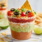Individual Seven Layer Dip Cups Recipe