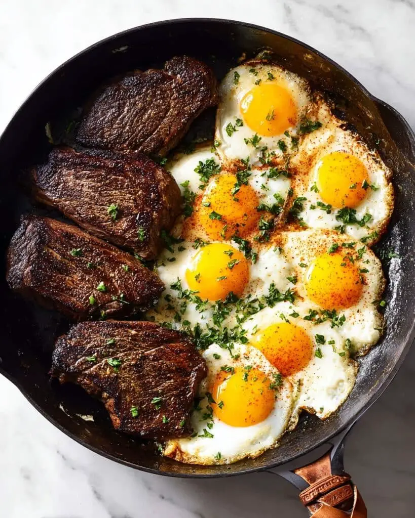 Steak and Eggs Recipe