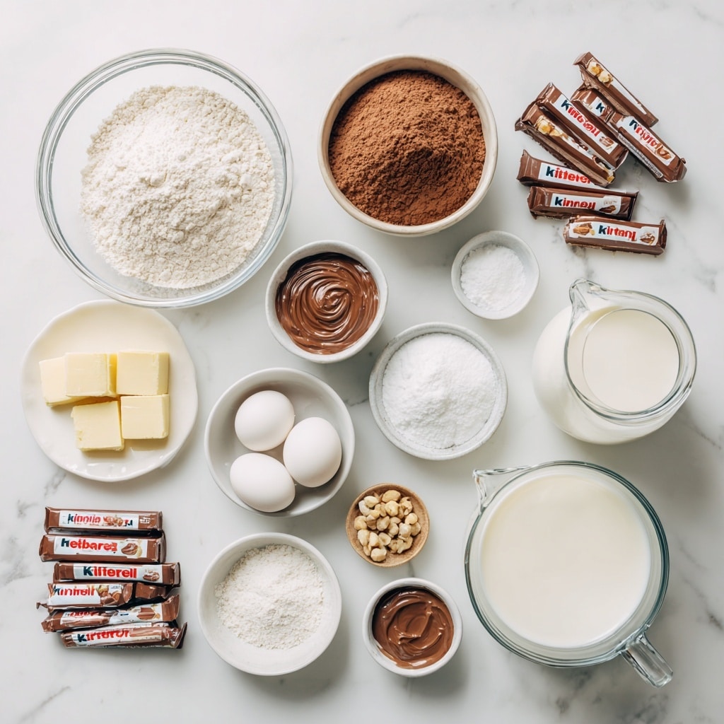 Kinder Bueno Cupcakes with Nutella and Hazelnut Frosting Recipe - Recipe Image