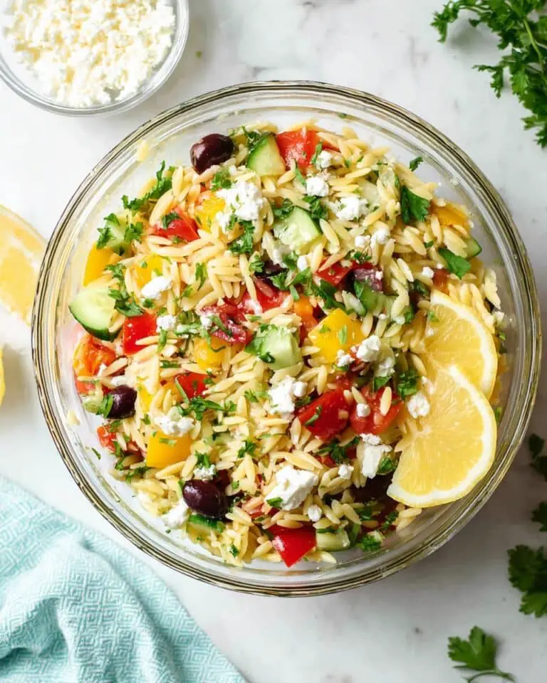 Greek Orzo Salad Recipe
