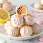Strawberry Lemonade Truffles with Golden Oreos Recipe