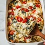 Tomato Spinach Strata Recipe