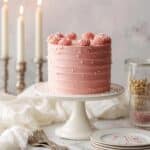 Strawberry Layer Cake with Strawberry Buttercream Recipe