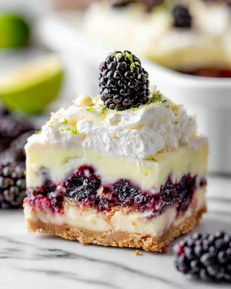 Blackberry Lime Delight – No Bake Recipe