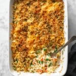 Creamy Chicken Noodle Casserole with Cheddar and Ritz Cracker Topping Recipe