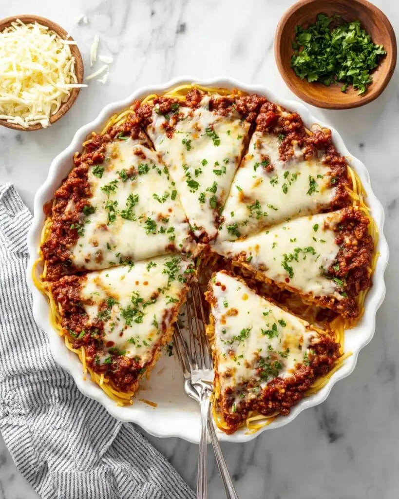 Spaghetti Pie Recipe