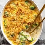 Creamy Chicken Divan Casserole with Broccoli and Ritz Cracker Topping Recipe